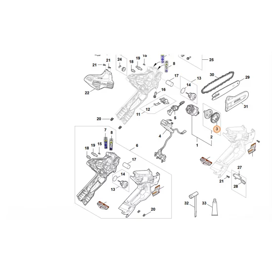 STIHL  Ślimak GA04 647 2000